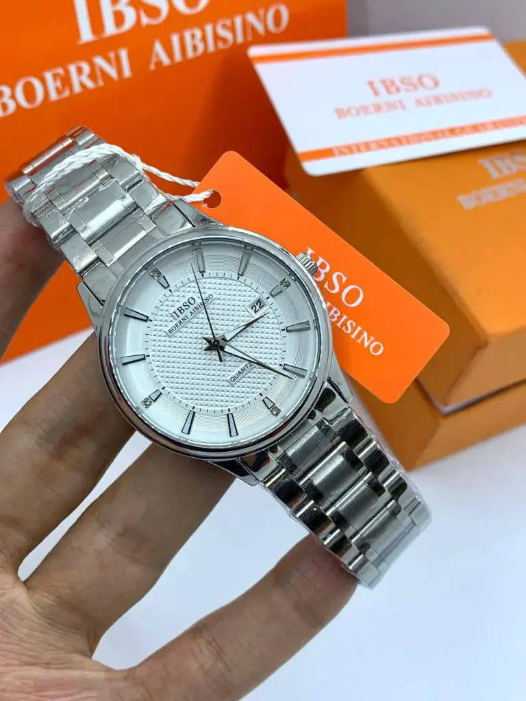 IBSO Classic Watch for Men -Analog- Quartz - Silver stainless steel Band - IBM69